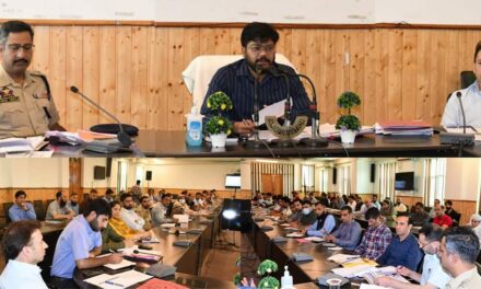 District Coordination Committee meeting held at Ganderbal;DDC reviews arrangements for SANJY-2022, Kheer Bawani Mela