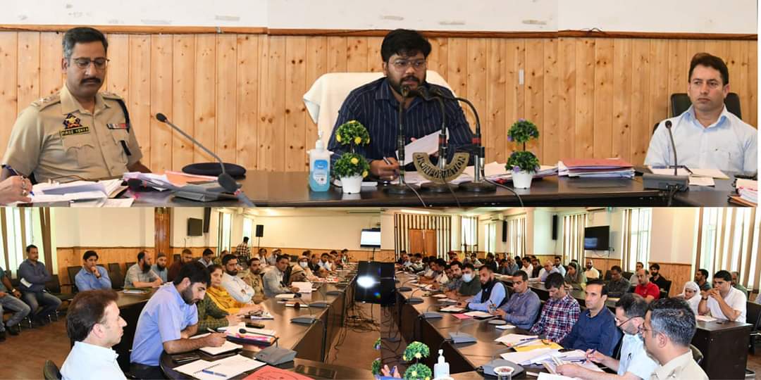 District Coordination Committee meeting held at Ganderbal;DDC reviews arrangements for SANJY-2022, Kheer Bawani Mela