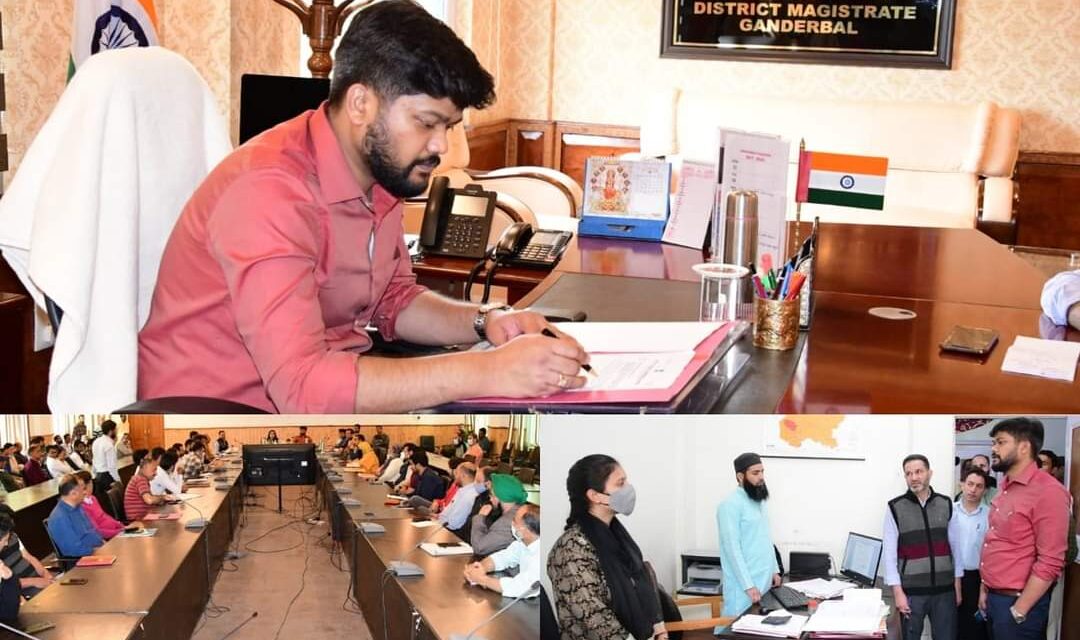 Shyambir Singh IAS assumes charge as DC Ganderbal; District  Admin accords affectionate adieu to Jyotsna