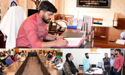 Shyambir Singh IAS assumes charge as DC Ganderbal; District  Admin accords affectionate adieu to Jyotsna