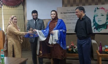 JKRLM employees accord farewell to Dr Sehrish