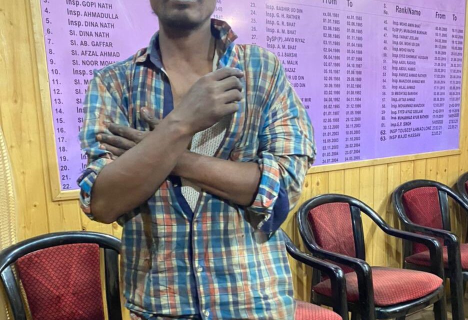 Thief From West Bengal Caught Red Handed In Alikadal Srinagar: Police