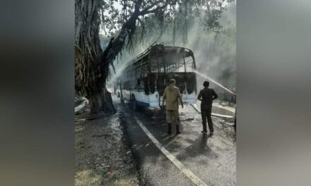 4 persons feared dead, over 20 injured as bus carrying SMVDS catches fire in Katra