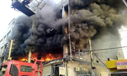 27 killed in commercial building blaze in Delhi’s Mundka