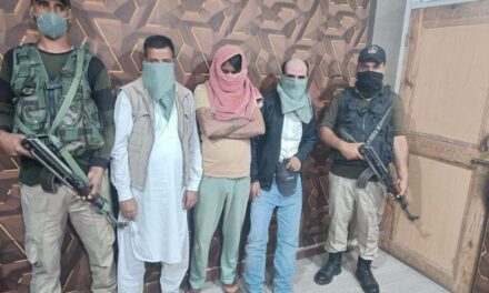 Srinagar Police arrested three gamblers, stake money recovered
