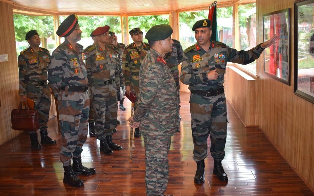 Lt Gen Upendra Dwivedi Arrives on 3-day Visit to Review Security Scenario in Kashmir Valley