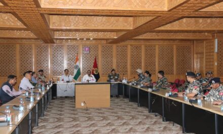 DGP J&K chairs high level meeting of, Army, Police, CAPF officers;Reviews security and deployment arrangements for Yatra