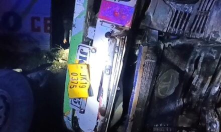 Conductor Charred To Death, Driver Injured As Truck Catches Fire On Sgr-B’pora highway