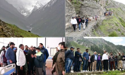 Div Com Kashmir Inspects SANJY-2022 preparedness along Baltal route