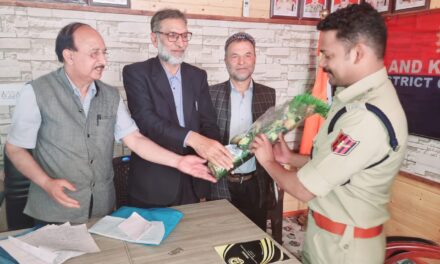 SSP Ganderbal held meeting with retired police officers at DPL Ganderbal