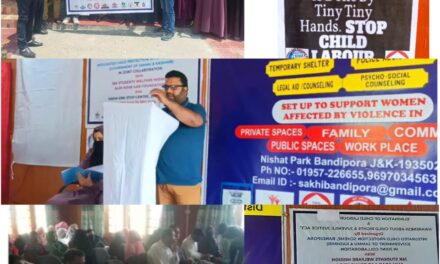 Child Labour Elimination week kick started at Bandipora