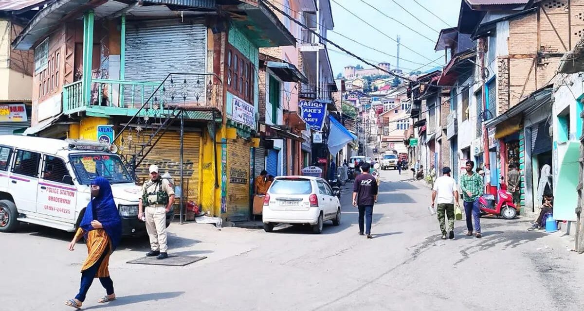 Additional forces deployed outside mosques as curfew extends to Day 9 in Bhaderwah