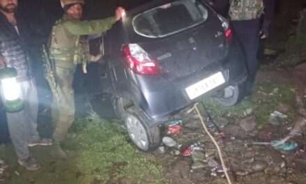 34 Assam Rifles helps in recovery of accident vehicle at Margund Kangan