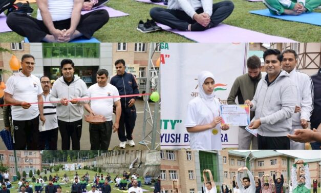 DC Bandipora leads International Yoga Day Celebration at Mini-Secretariat