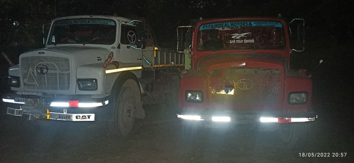46 Vehicles seized in Ganderbal used in illegal mining;6.80 Lakh fine recovered from last month