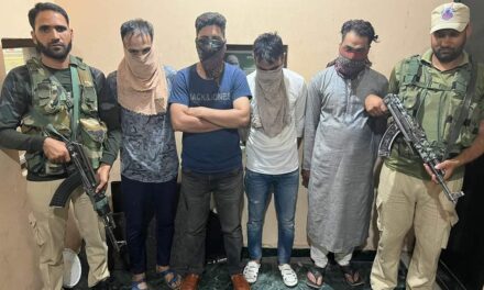 Police arrests 04 drug peddlers in Srinagar; psychotropic substances recovered