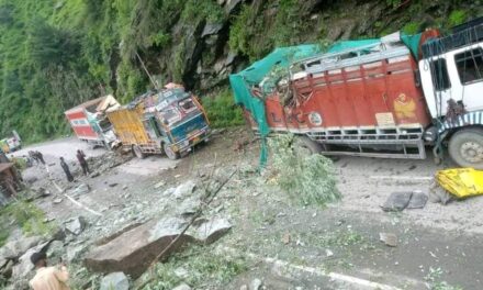 Shooting stones on Mughal Road damage 3 trucks, no injuries reported