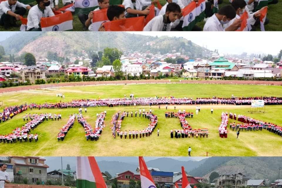 12 thousand students participated in Grand Tiranga Rally Held at Bandipora