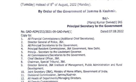 ‘Ashoora’ Holiday On Tuesday Instead Of Monday: Govt