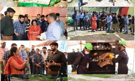Comm Secretary RDD inspects waste management facilities, sanitation works at Baltal