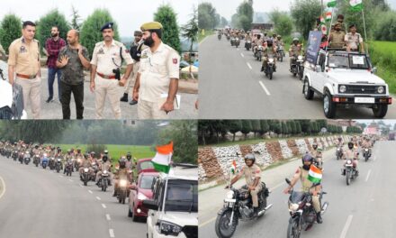 JKAP-14TH BATTALION organizes mega really under Har Ghar Tiranga