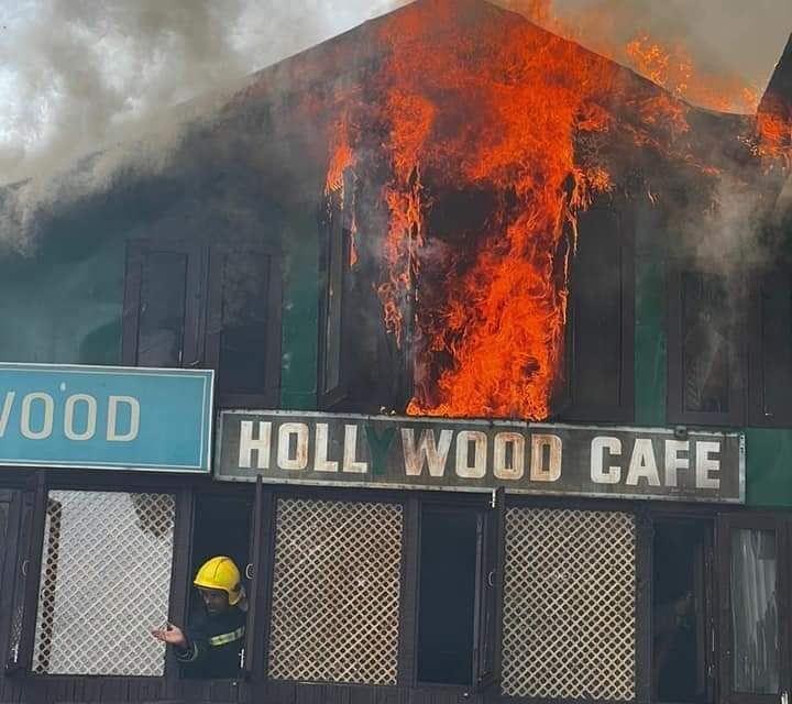 Bakery Shop Catches Fire in Regal Chowk Srinagar