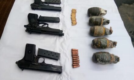 Two LeT militant associates held along with arms, ammo in Bandipora: Police