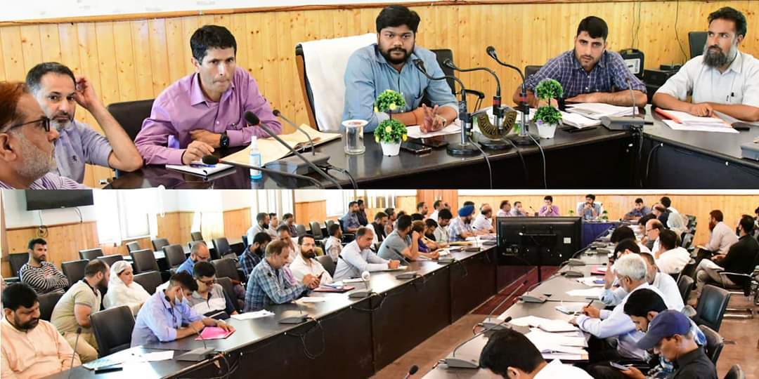 DC Gbl reviews developmental scenario, implementation of various schemes in district
