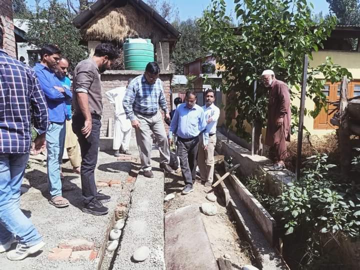 DC Pulwama initiates action against the contractor for using substandard material