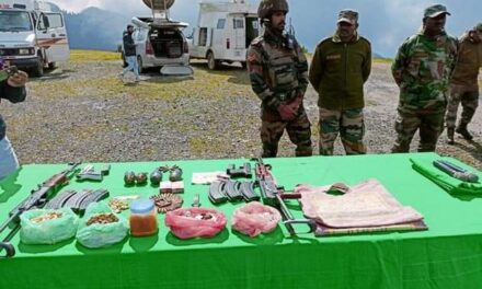 Arms and Ammunition Recovered from 2 Militants Killed in Machil Sector: Army
