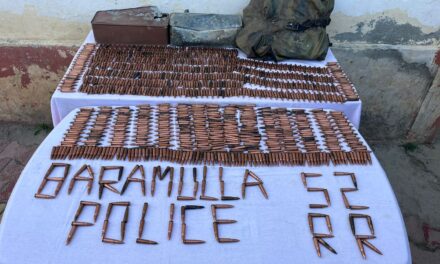 1470 Rounds of AK Rifle recovered in Baramulla: Police