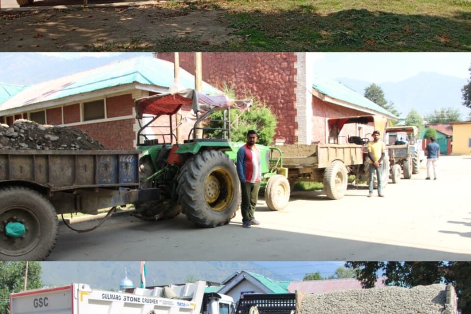 Bandipora police acts tough against Illegal mineral extraction transportataion, 07 Vehicles seized, FIR registered.