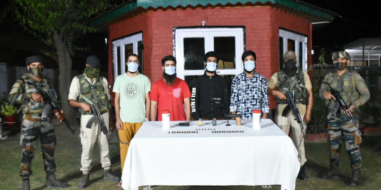 04 LeT Militant Associates Arrested in Sopore, Arms and Ammunition Recovered: Police