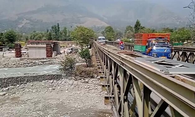 Work on Wayil Bailey Bridge going on at fastrack ,will be completed before deadline:Executive Engineer R&B