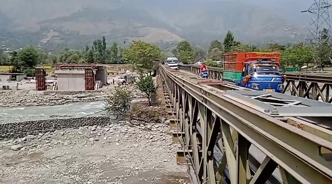 Work on Wayil Bailey Bridge going on at fastrack ,will be completed before deadline:Executive Engineer R&B