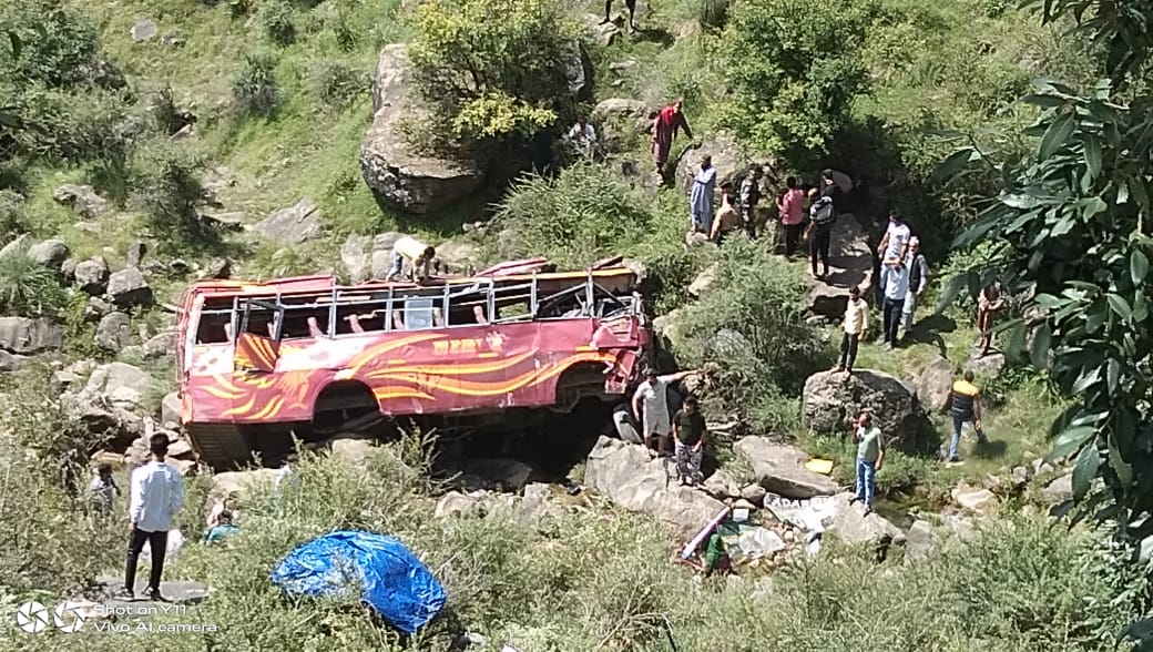 Several feared dead as bus rolls down into gorge in Rajouri