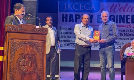 JKCEGA celebrates National Engineers Day with fervour at Kashmir University convocation complex