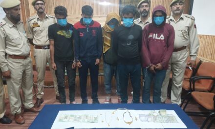 Ganderbal Police solved burglary case and stolen property worth lacs recovered
