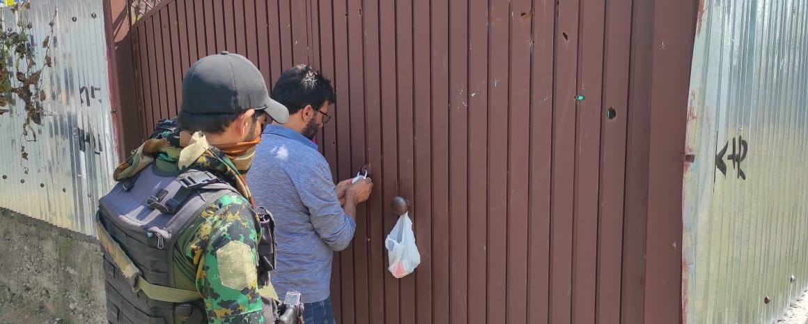 First attachment of property by Bandipora police for wilfully sheltering & harbouring terrorists.