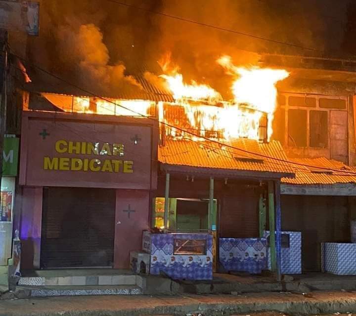 Waiter Dies As Midnight Fire Damages Small Building In Banihal Ramban