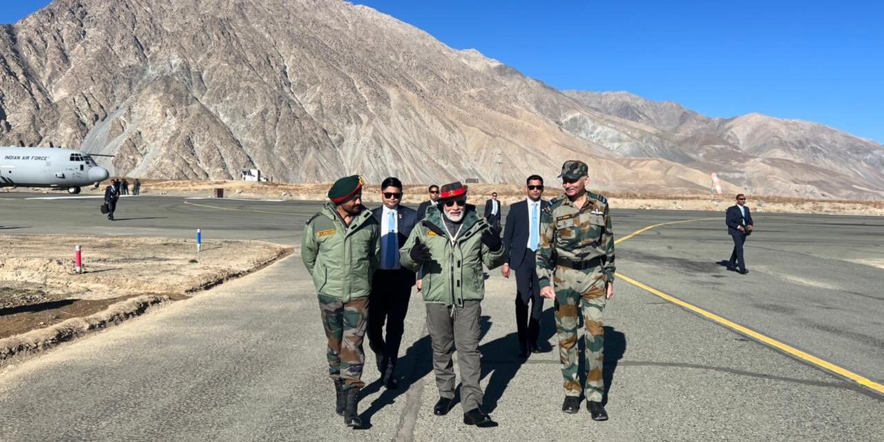 Ladakh: PM Modi lands in Kargil to celebrate Diwali with soldiers