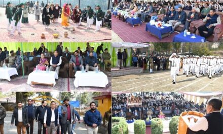 Union MoS for Education and External Affairs reaches Ganderbal on two day visit Visits Sainik School Manasbal, reviews education scenario in district