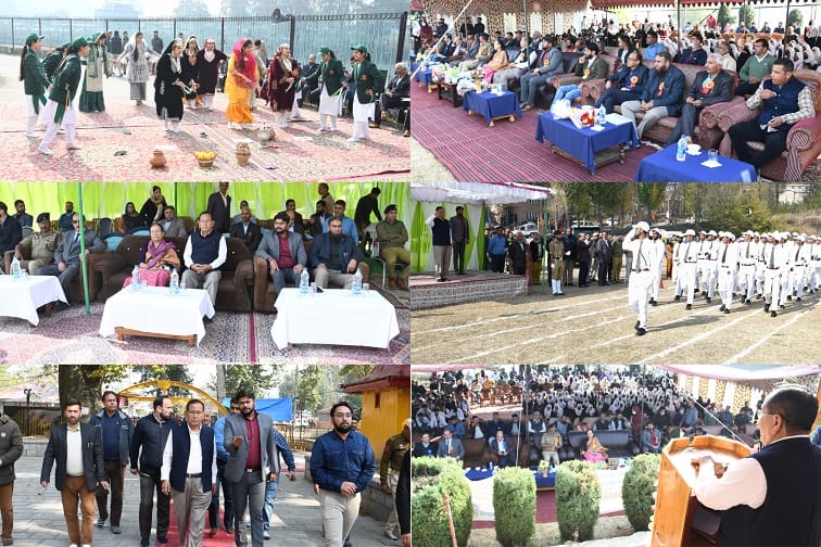 Union MoS for Education and External Affairs reaches Ganderbal on two day visit Visits Sainik School Manasbal, reviews education scenario in district