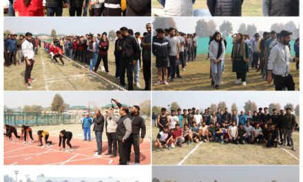 Director inaugurates Inter-Semester Sports week at NIT Srinagar