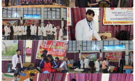 NCC’s girls wing organizes blood donation camp at NIT Srinagar
