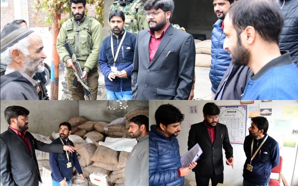 DC Gbl inspects Sale Centre Repora Ganderbal