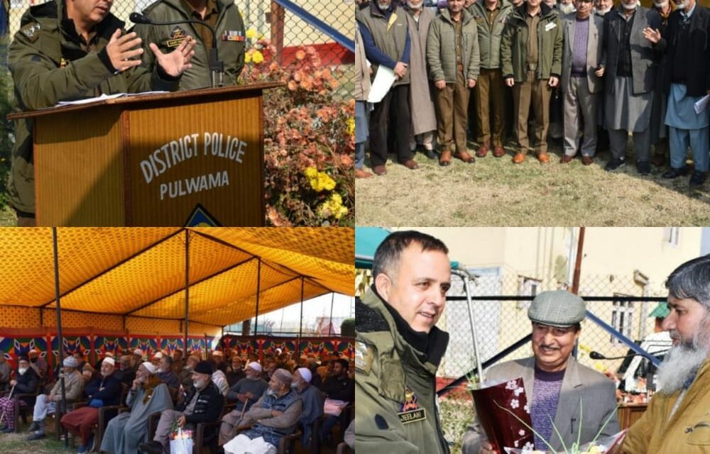 Police holds meeting with retired Police Personnel in Pulwama