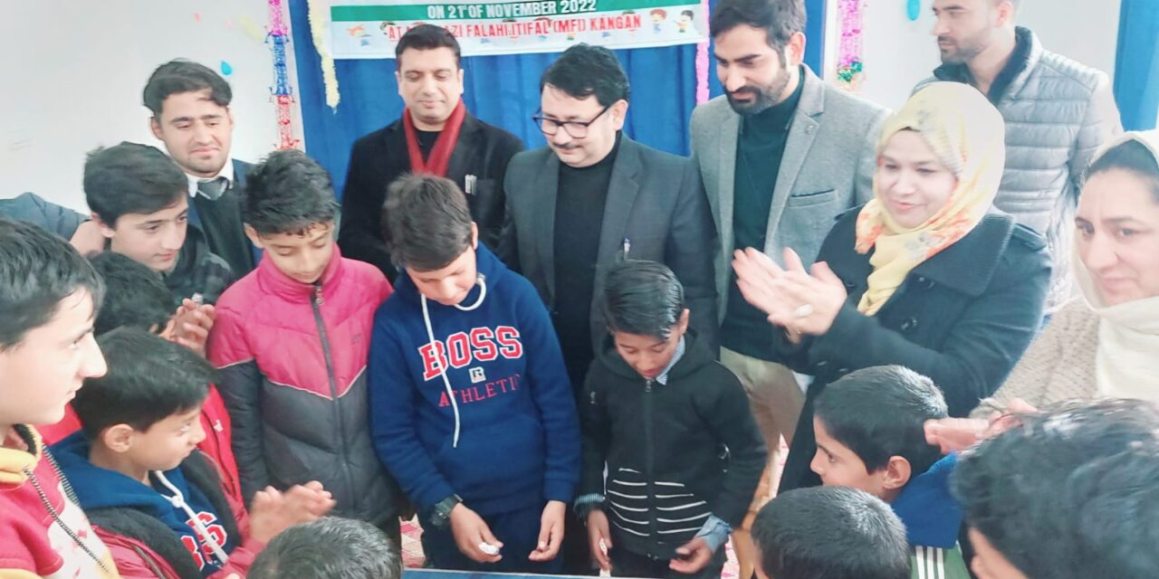 Children’s Day celebrated by DLSA Ganderbal at Markazi Falahi Itifal  Kangan
