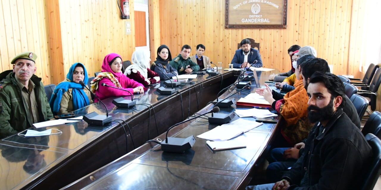DC Ganderbal reviews implementation of ICPS in district