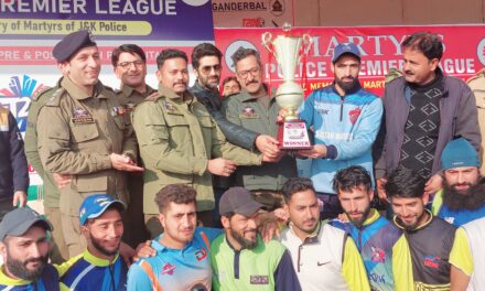 Sultan Lions Tulmulla won T-20 Martyrs Police Premier Cricket League in Ganderbal
